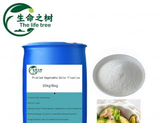 Pickled vegetable color protectant
